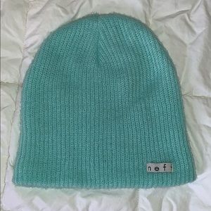 Teal NEFF beanie